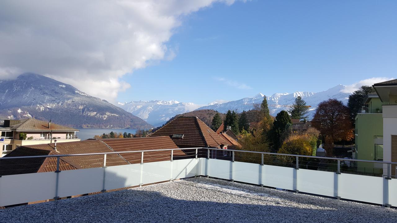 Attika Wohnung Spiez Esterno foto