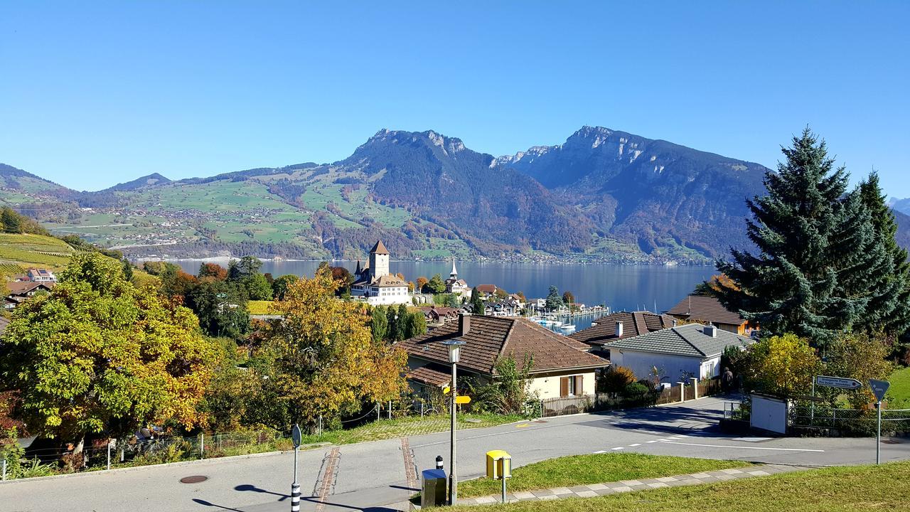 Attika Wohnung Spiez Esterno foto