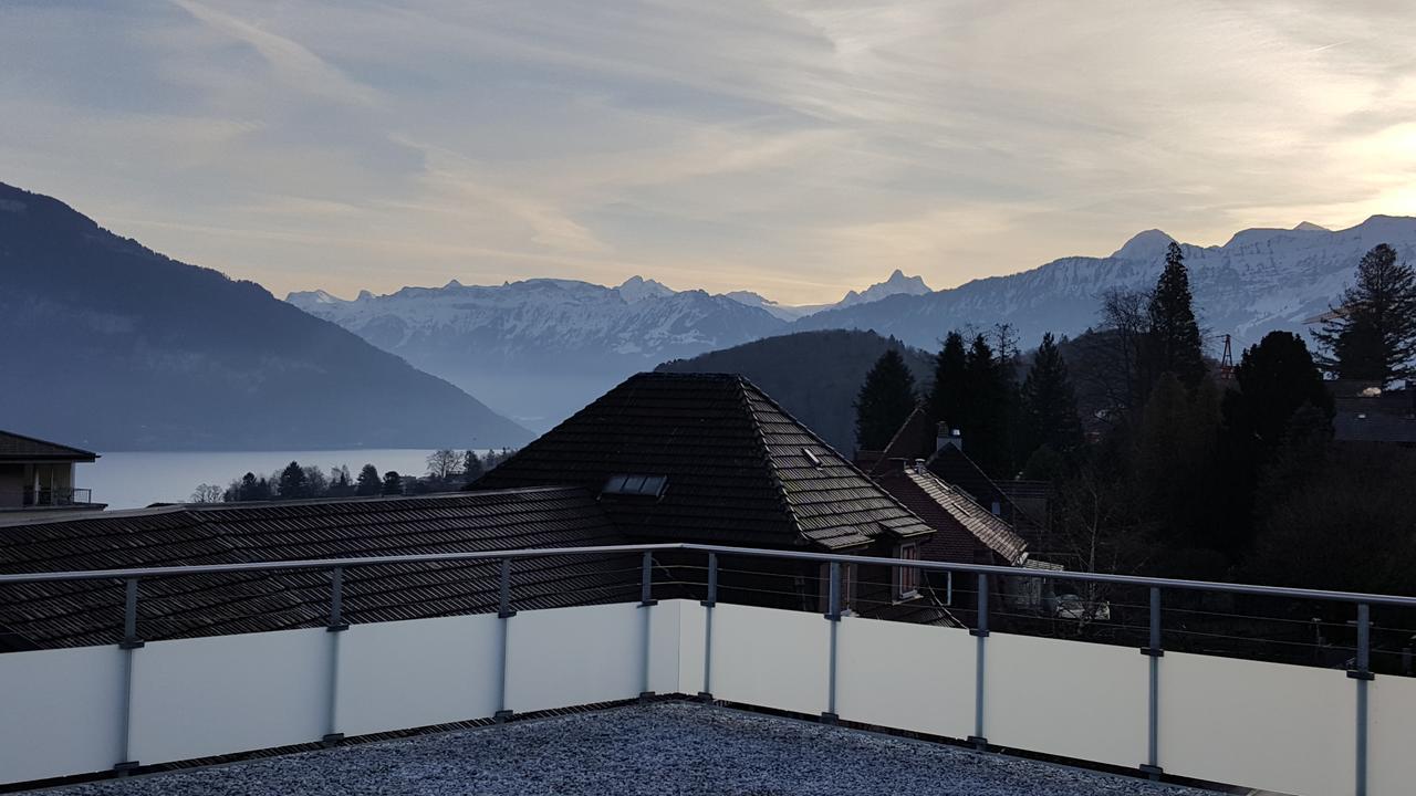 Attika Wohnung Spiez Esterno foto