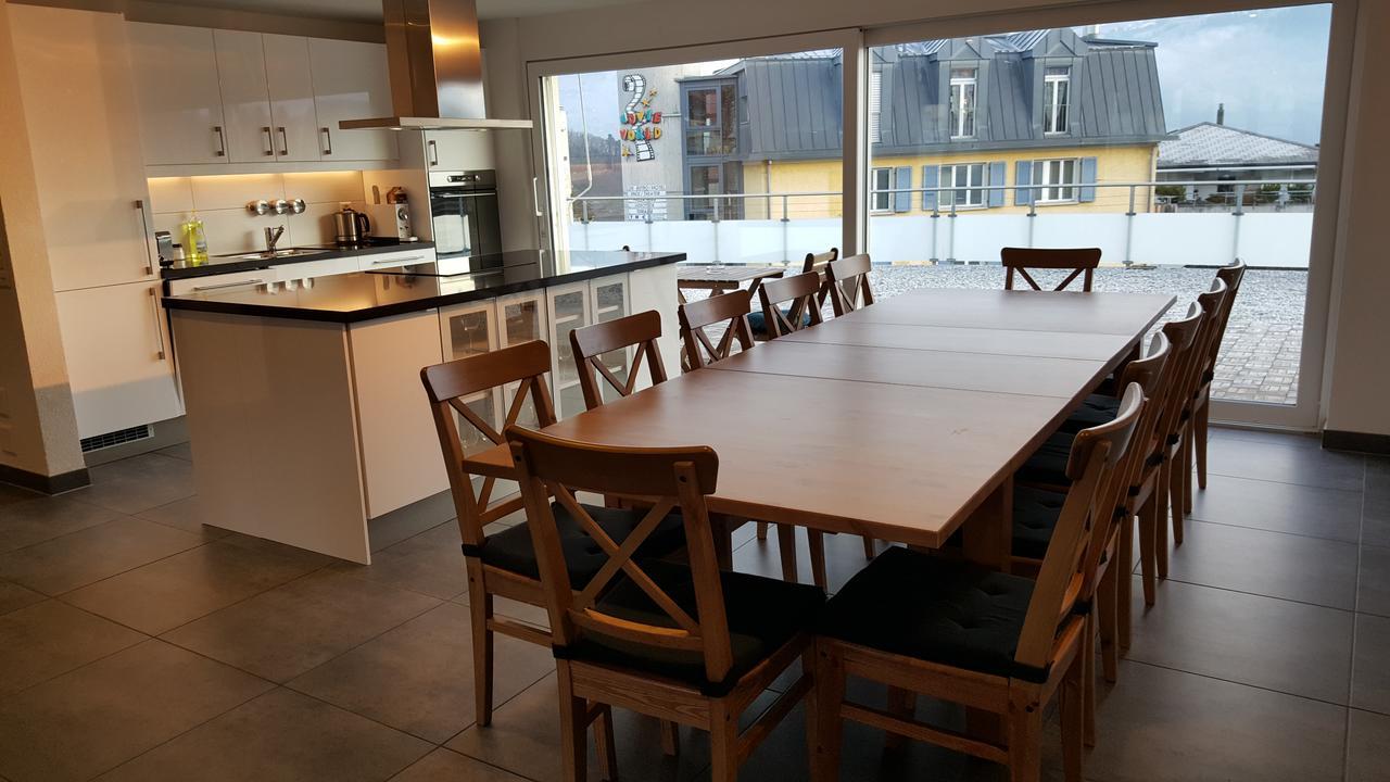 Attika Wohnung Spiez Esterno foto