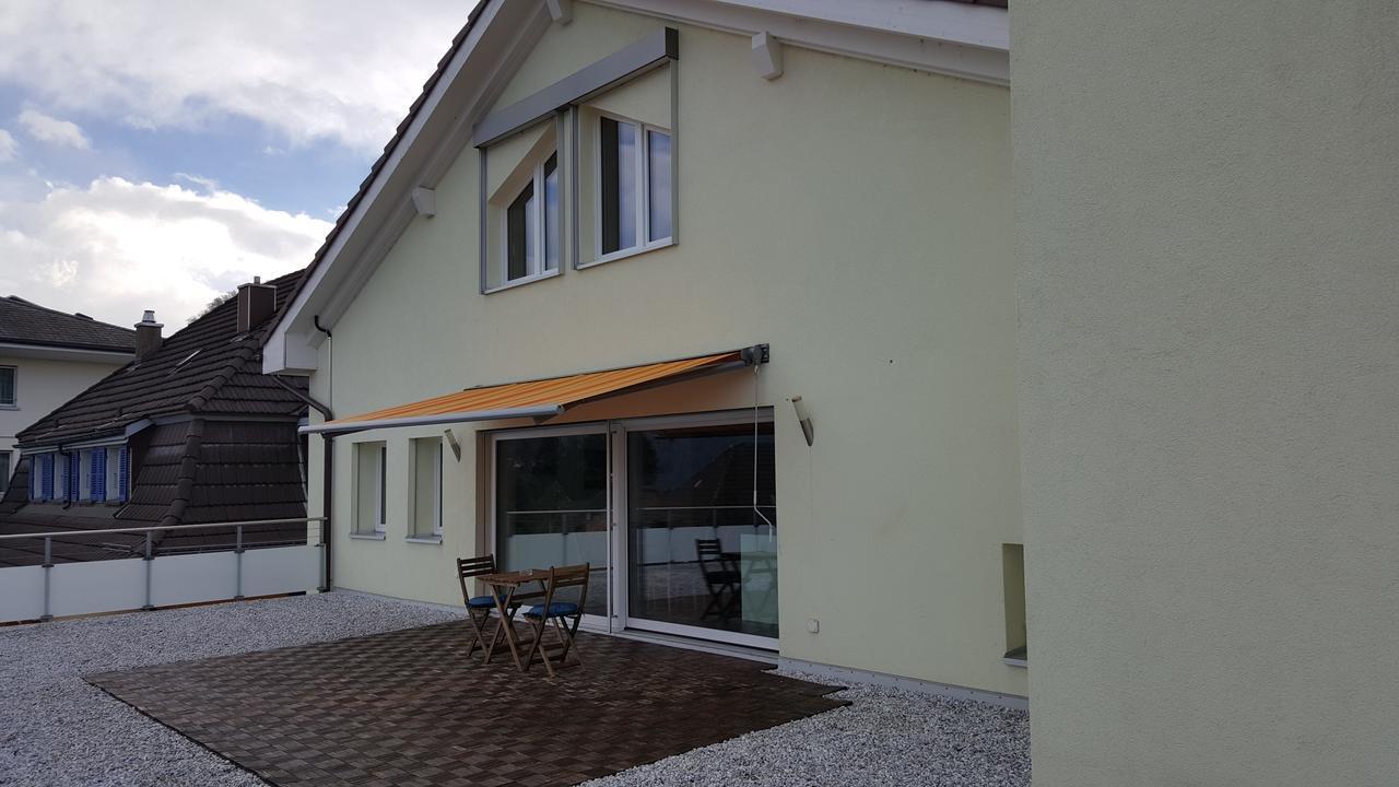 Attika Wohnung Spiez Esterno foto