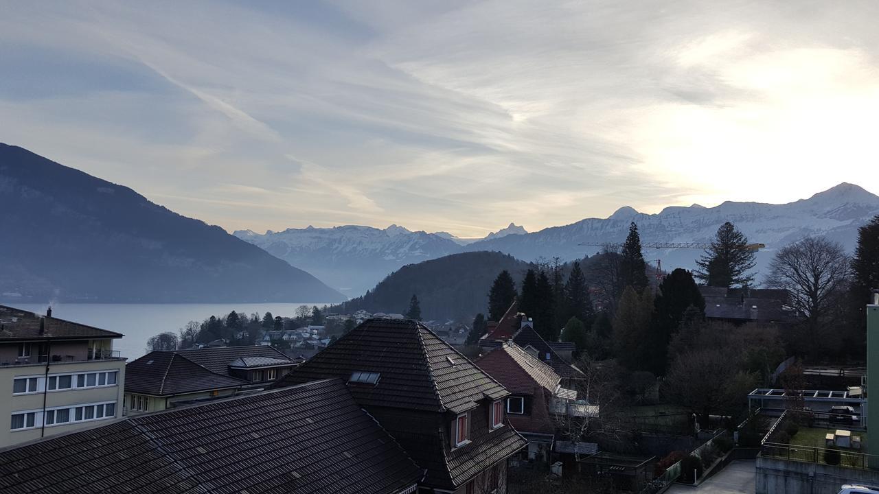 Attika Wohnung Spiez Esterno foto